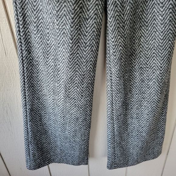 Express Black and White Herringbone Pants - Picture 4 of 12